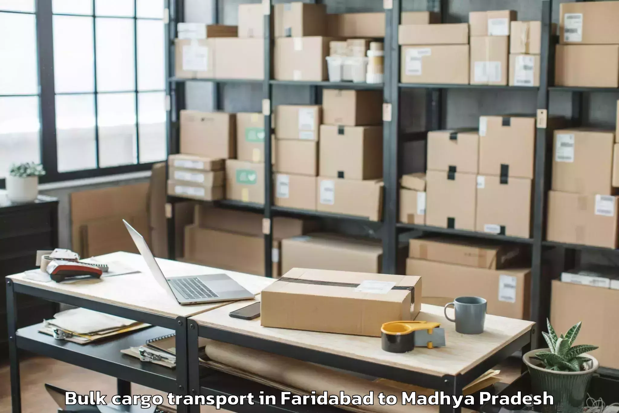 Quality Faridabad to Rewa Airport Rew Bulk Cargo Transport